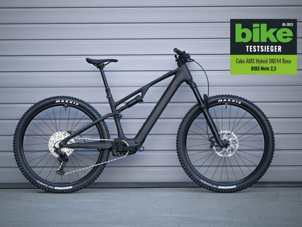 cube ams hybrid one44 test bike 1024x768 - Cube AMS Hybrid ONE44 Race &ndash; Testsieger im Check