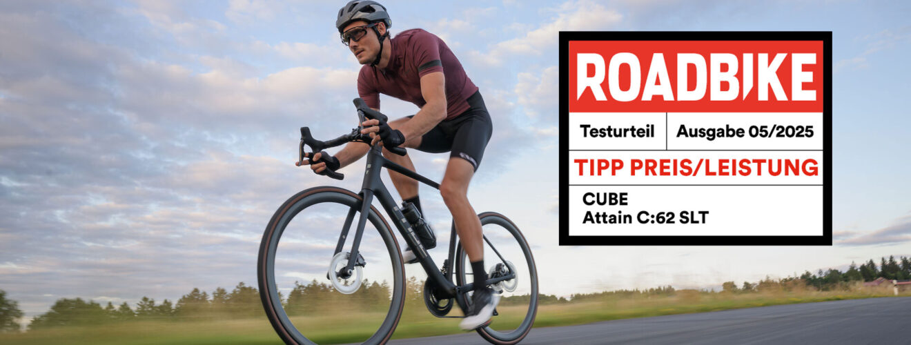 Cube Attain C:62 SLT - Roadbike Testsieger