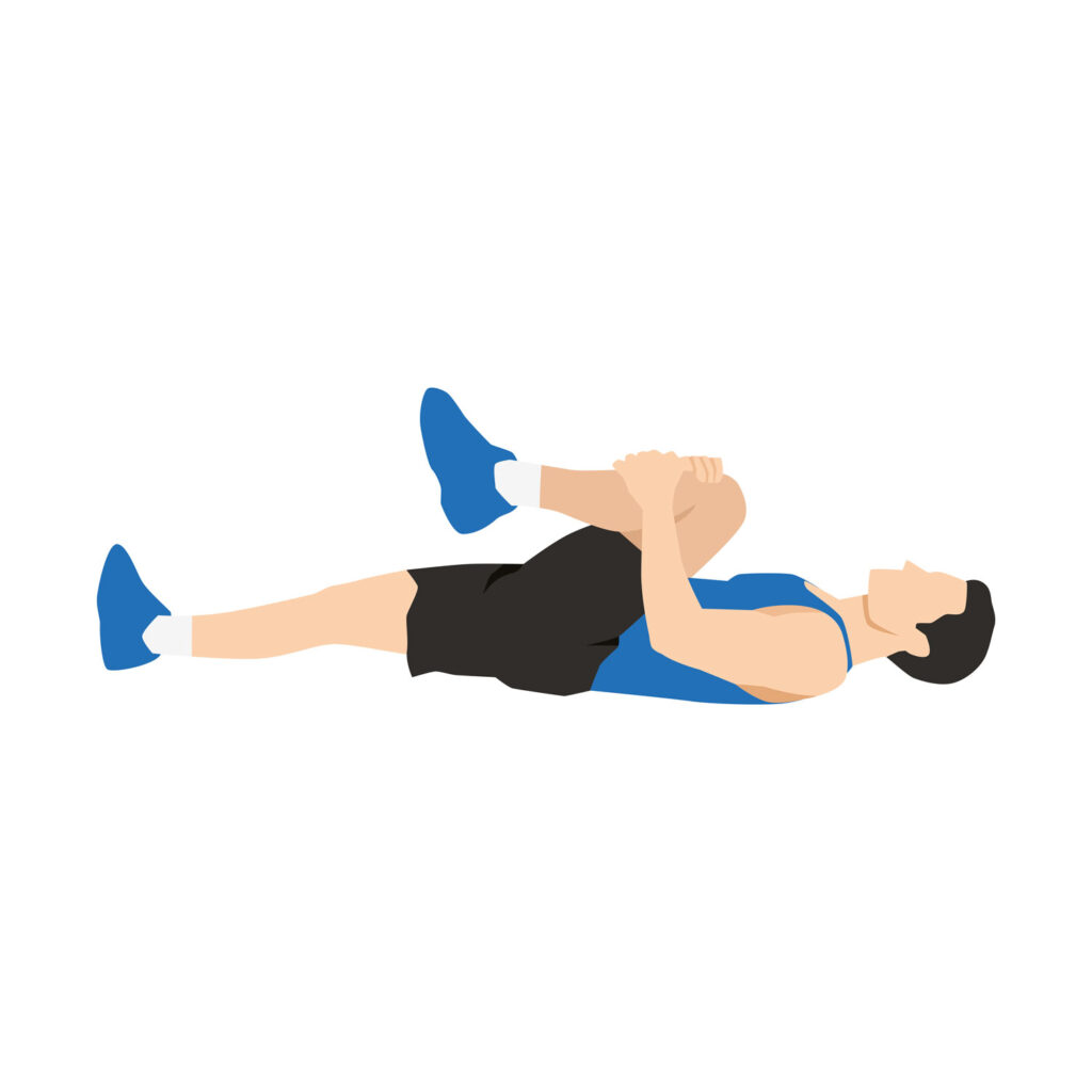 Bein-Stretch - Radfahrer Training