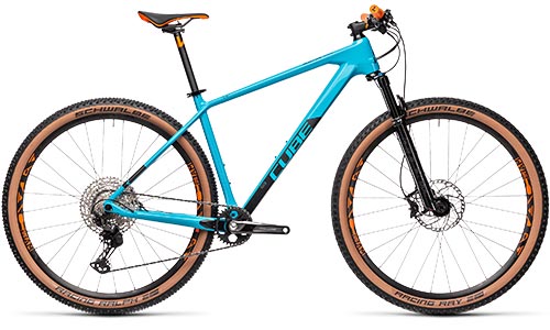 Cube Reaction Fahrrad, Mountainbike-Hardtail in Türkisblau.